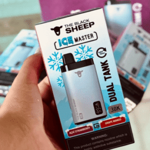 Pod Descartável BLACKSHEEP 30K ICE MASTER com sabor intenso, até 30.000 puffs. Design compacto, embalagem lacrada e entrega rápida. Compre agora.