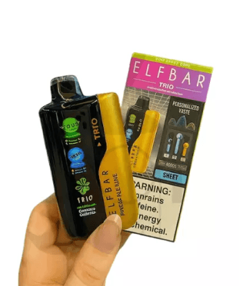 pod descartavel ELFBAR TRIO 40000-2 (1) Pod Descartável ELFBAR TRIO 40000 com 40.000 puffs, sabor consistente e longa duração. Compre agora com entrega rápida e garantia de procedência.